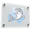 Playful Dolphin Vinyl Sticker