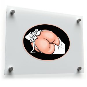 Playful Maid Costume Sticker