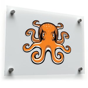 Playful Octopus Decal