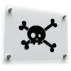 Playful Skull and Crossbones Sticker 1