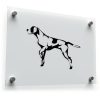 Pointer Dog Silhouette Sticker 1