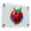 Poison Apple Skull Sticker