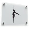 Pole Dance Silhouette Sticker