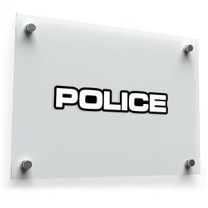 Police Logo Sticker Decal