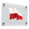 Polish Flag Vinyl Sticker 1
