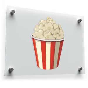 Popcorn Bucket Vinyl Sticker