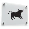 Powerful Bull Silhouette Decal