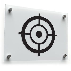 Precision Target Silhouette Vinyl Sticker