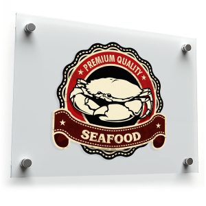 Premium Quality Seafood Vinyl Sticker