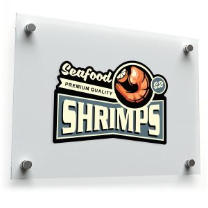 Premium Seafood Shrimp Sticker