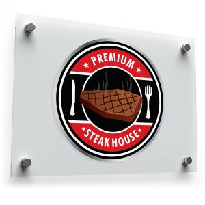 Premium Steak House Vinyl Sticker