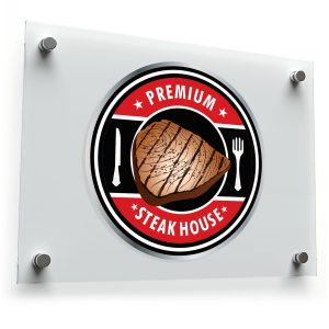 Premium Steakhouse Logo Sticker