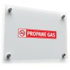 Propane Gas Warning Sticker