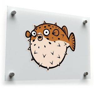 Puffer Fish Sticker – Cute and