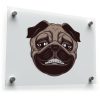 Pug Face Vinyl Sticker