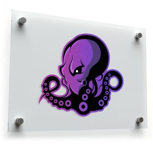 Purple Octopus Sticker
