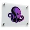 Purple Octopus Vinyl Sticker 1