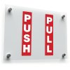 Push Pull Door Sticker Set 1