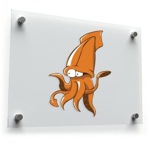 Quirky Squid Sticker