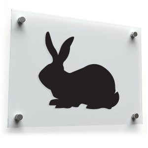 Rabbit Silhouette Sticker