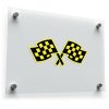 Racing Checkered Flag Sticker 1
