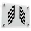 Racing Checkered Flag Sticker Set 1