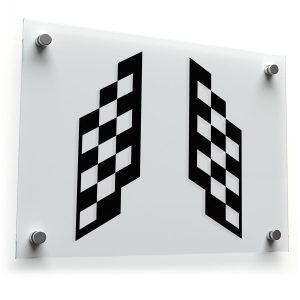 Racing Checkered Flag Sticker Set