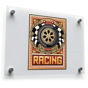 Racing-Themed Wall Decal