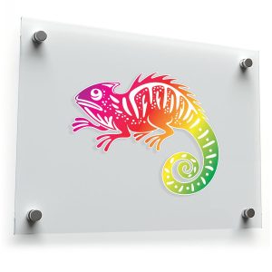 Rainbow Chameleon Sticker