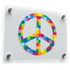 Rainbow Peace Sign Sticker