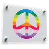 Rainbow Peace Symbol Vinyl Sticker