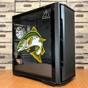 Alternative view of Rainbow Trout Fish Sticker