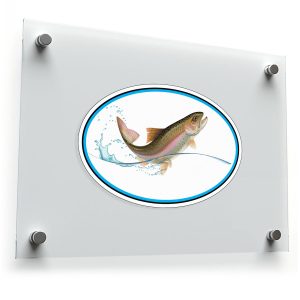 Rainbow Trout Vinyl Sticker