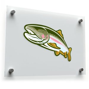Rainbow Trout Vinyl Sticker