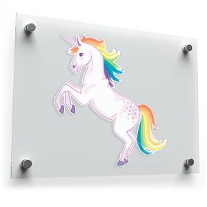 Whimsical Rainbow Unicorn Sticker