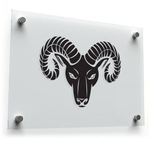 Ram Head Vinyl Sticker