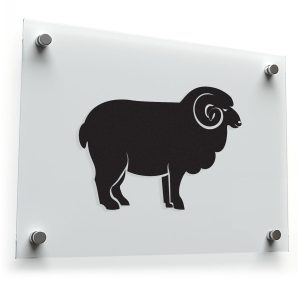 Ram Silhouette Sticker