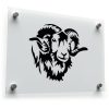 Ram Skull Head Sticker 1