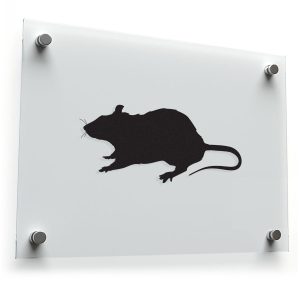 Rat Silhouette Vinyl Sticker