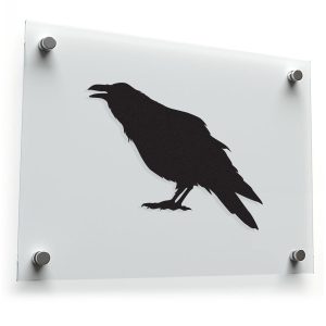Raven Silhouette Vinyl Decal