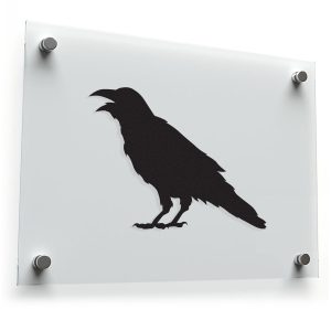 Raven Silhouette Vinyl Decal