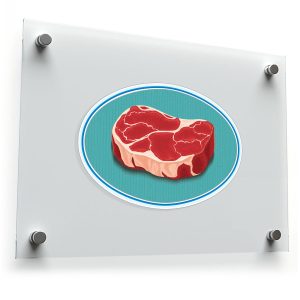 Raw Steak Sticker