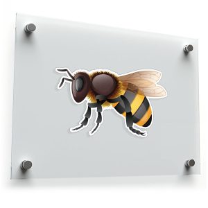 Realistic Bee Vinyl Sticker