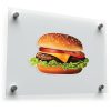Realistic Cheeseburger Sticker 1