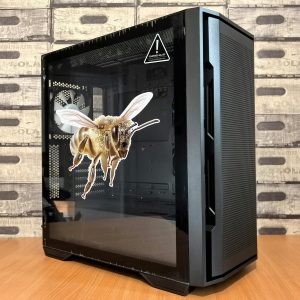 Alternative view of Realistic Honey Bee Sticker
