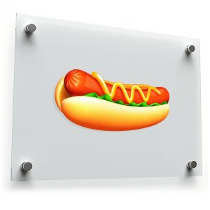 Realistic Hot Dog Sticker