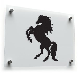 Rearing Horse Silhouette Sticker