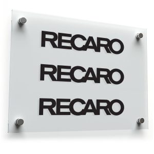 Recaro Logo Vinyl Sticker Set