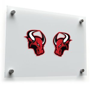 Red Bull Head Sticker Set