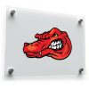 Red Dragon Head Sticker 1